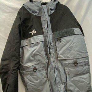 CLAM Icearmor Men's Black/Gray Fishing Puffer Jacket - Sz XXL
